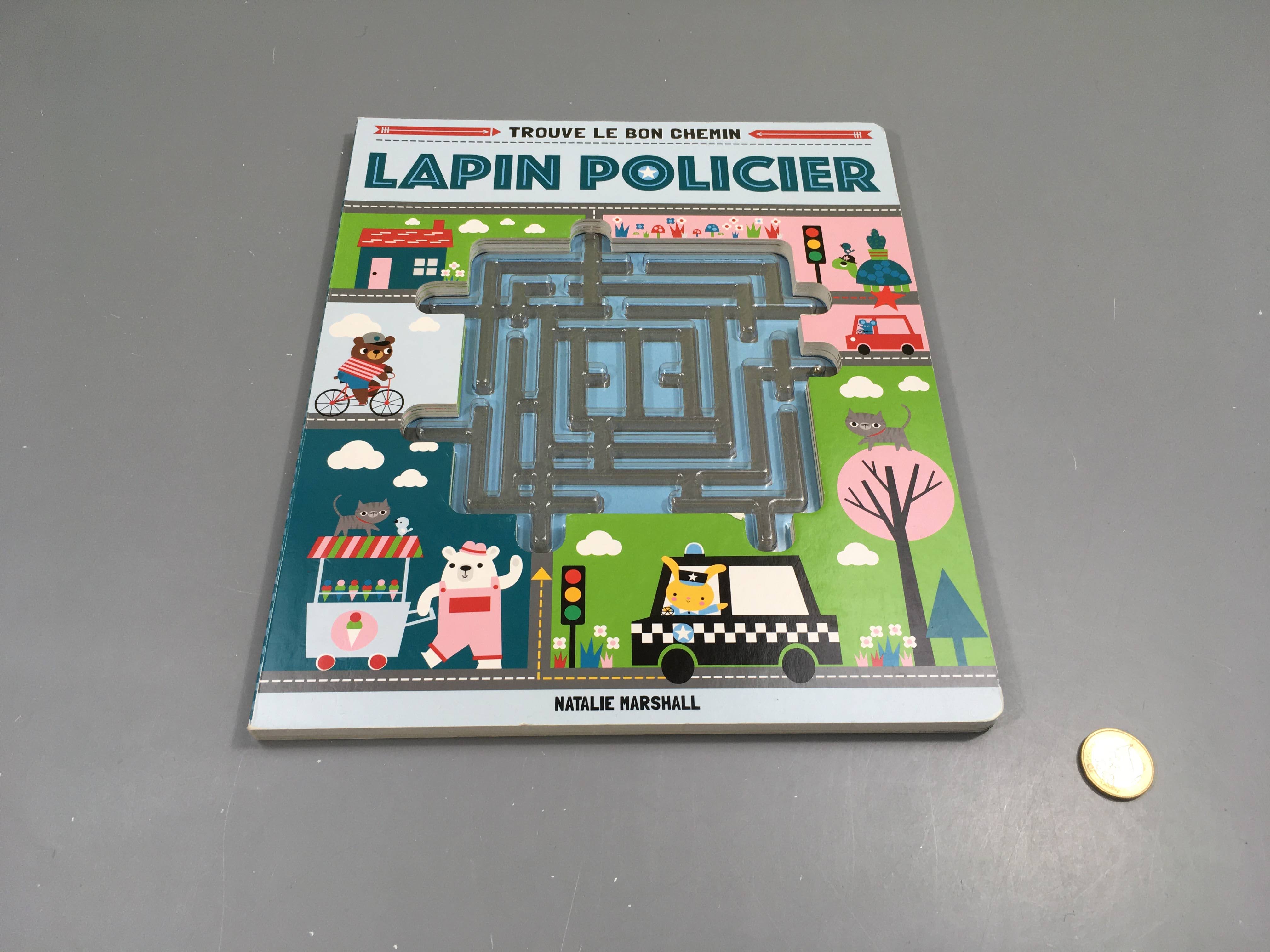 Lapin policier, trouve le bon chemin