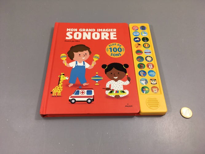 Mon grand imagier sonore, moins cher chez Petit Kiwi