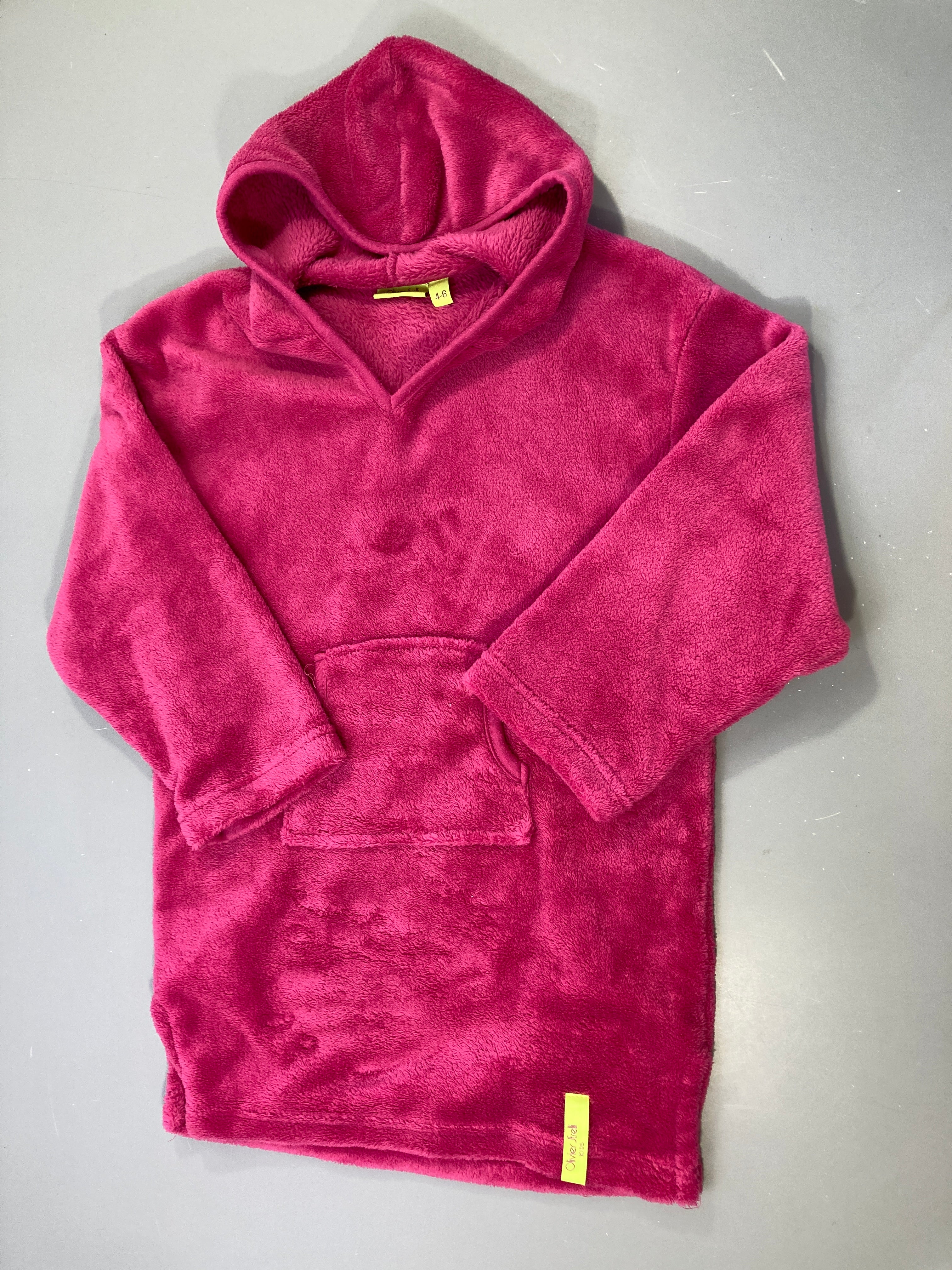 Poncho velours rose Olivier Strelli