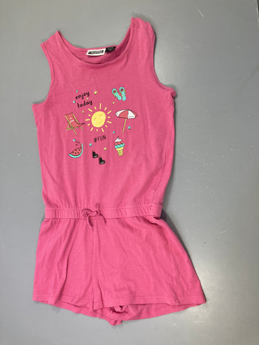 Robe s.m jersey rose soleil Fun, moins cher chez Petit Kiwi