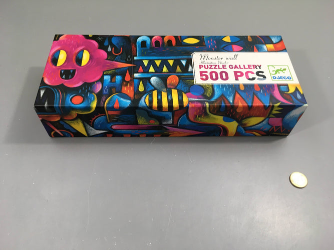 Puzzle monster wall, 500pcs, puzzle galler.y, moins cher chez Petit Kiwi