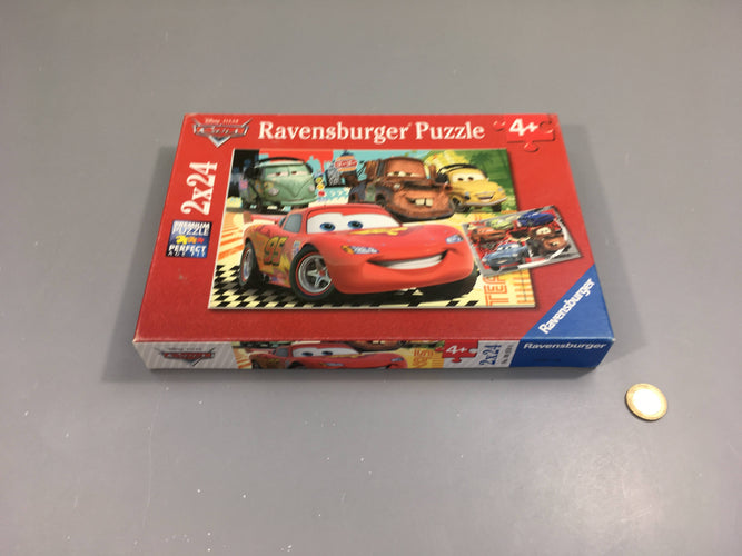 2 Puzzles Cars Complet +4a complet + 4a, moins cher chez Petit Kiwi