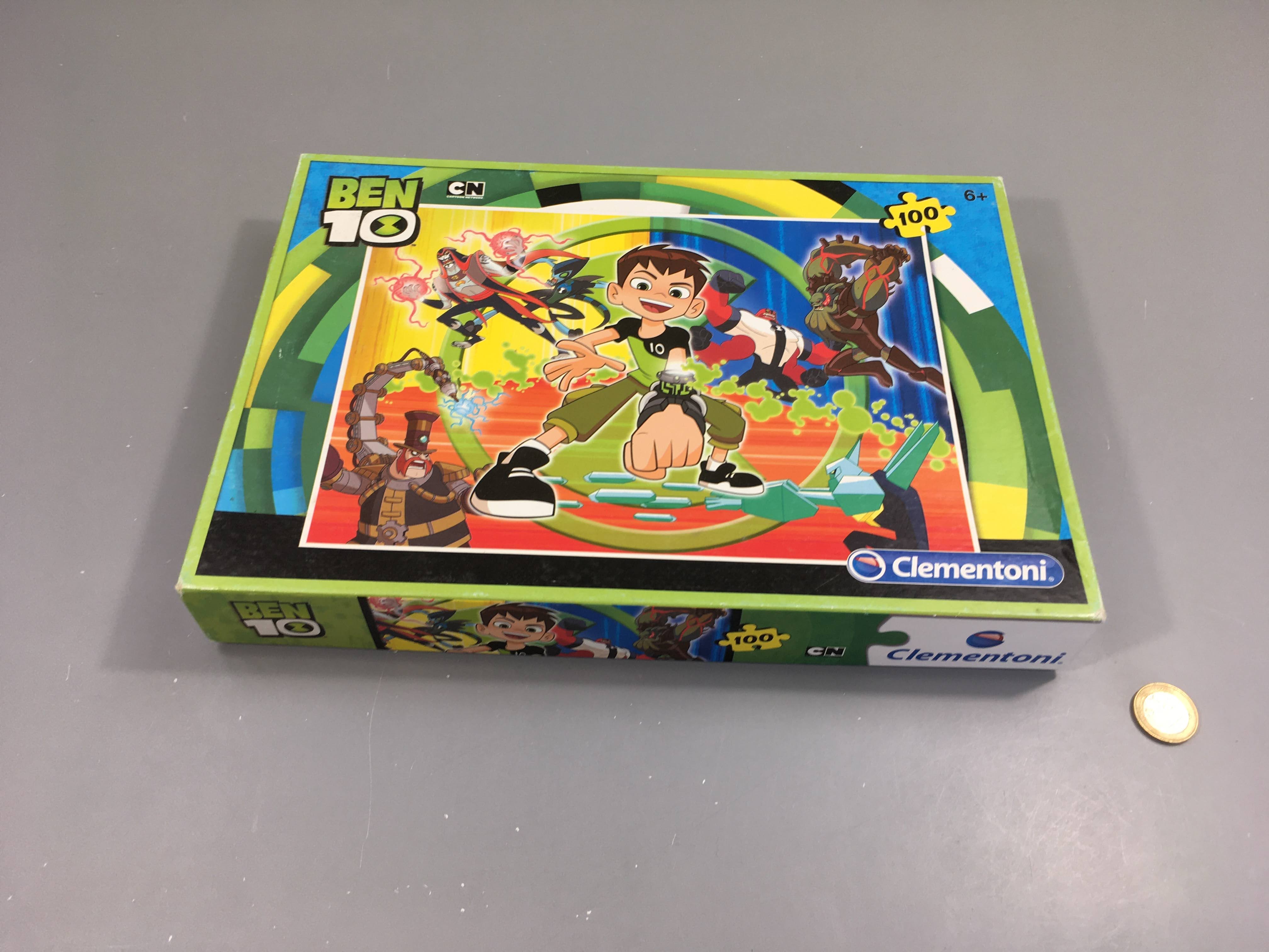 Puzzle Ben10 100 pcs Complet +6a