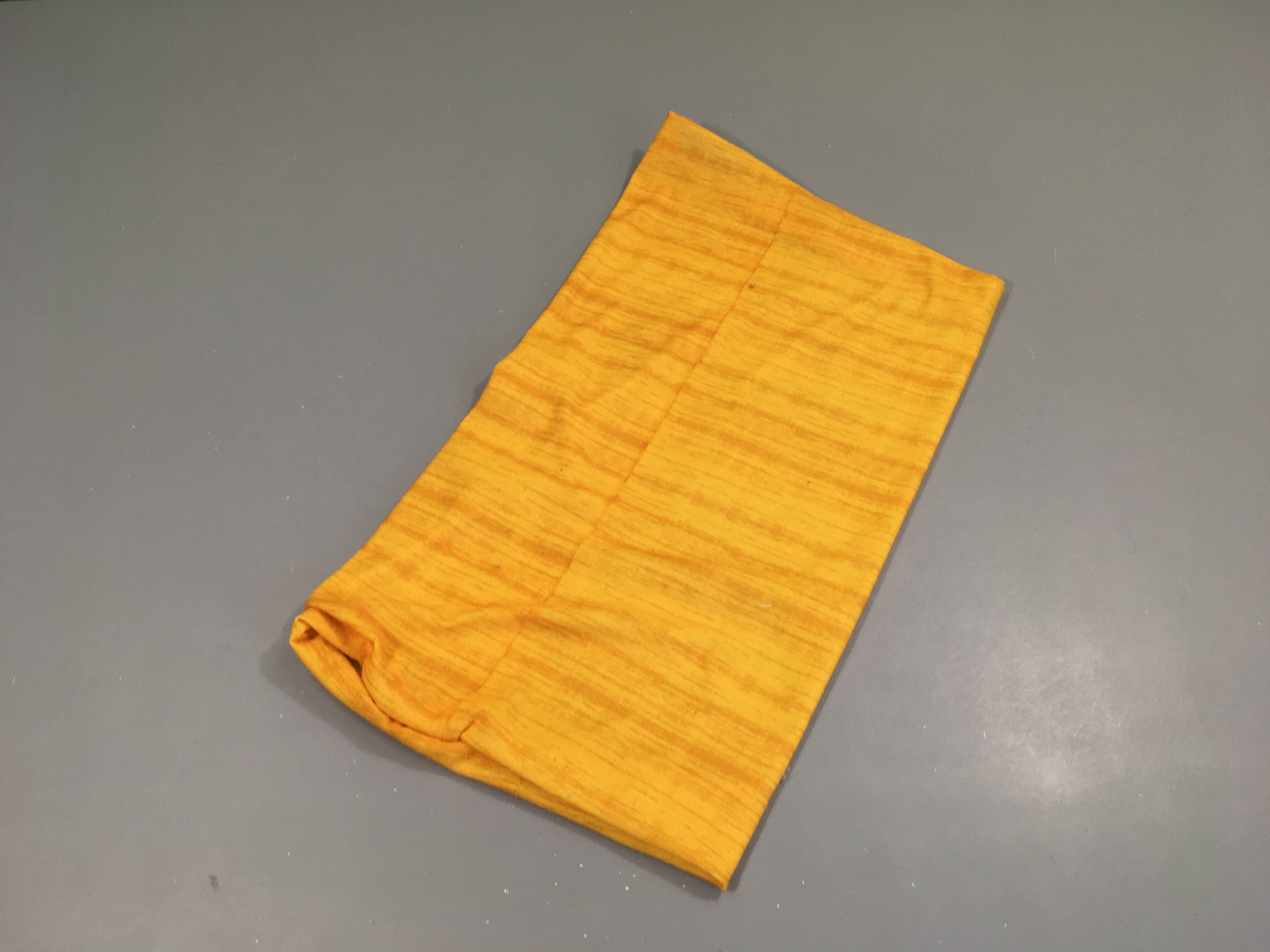 Tour de cou jaune chiné jersey