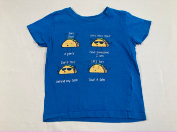 T-shirt m.c bleu taco
