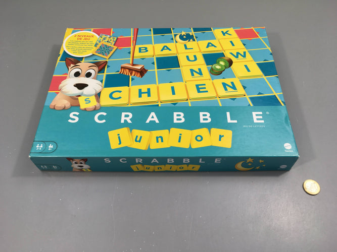 Scrabble junior, +6a, Mattel - complet, moins cher chez Petit Kiwi