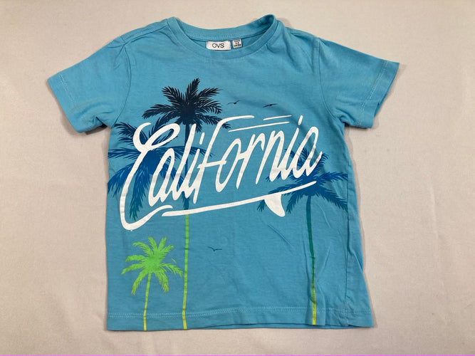 T-shirt m.c bleu clair California, moins cher chez Petit Kiwi