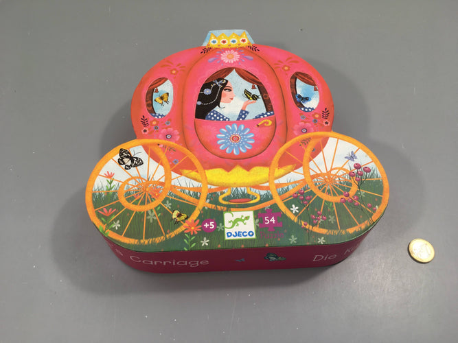 Puzzle Le carrosse d'Elise 54 pcs Complet +5a, moins cher chez Petit Kiwi