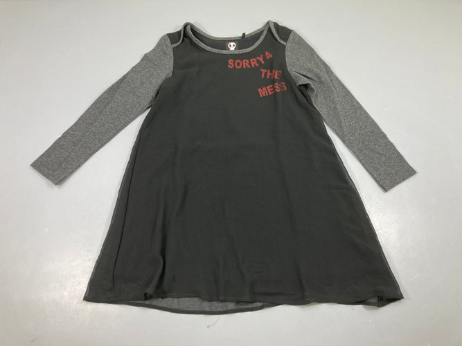 Robe m.l noir-gris voile Sorr.y 4, moins cher chez Petit Kiwi