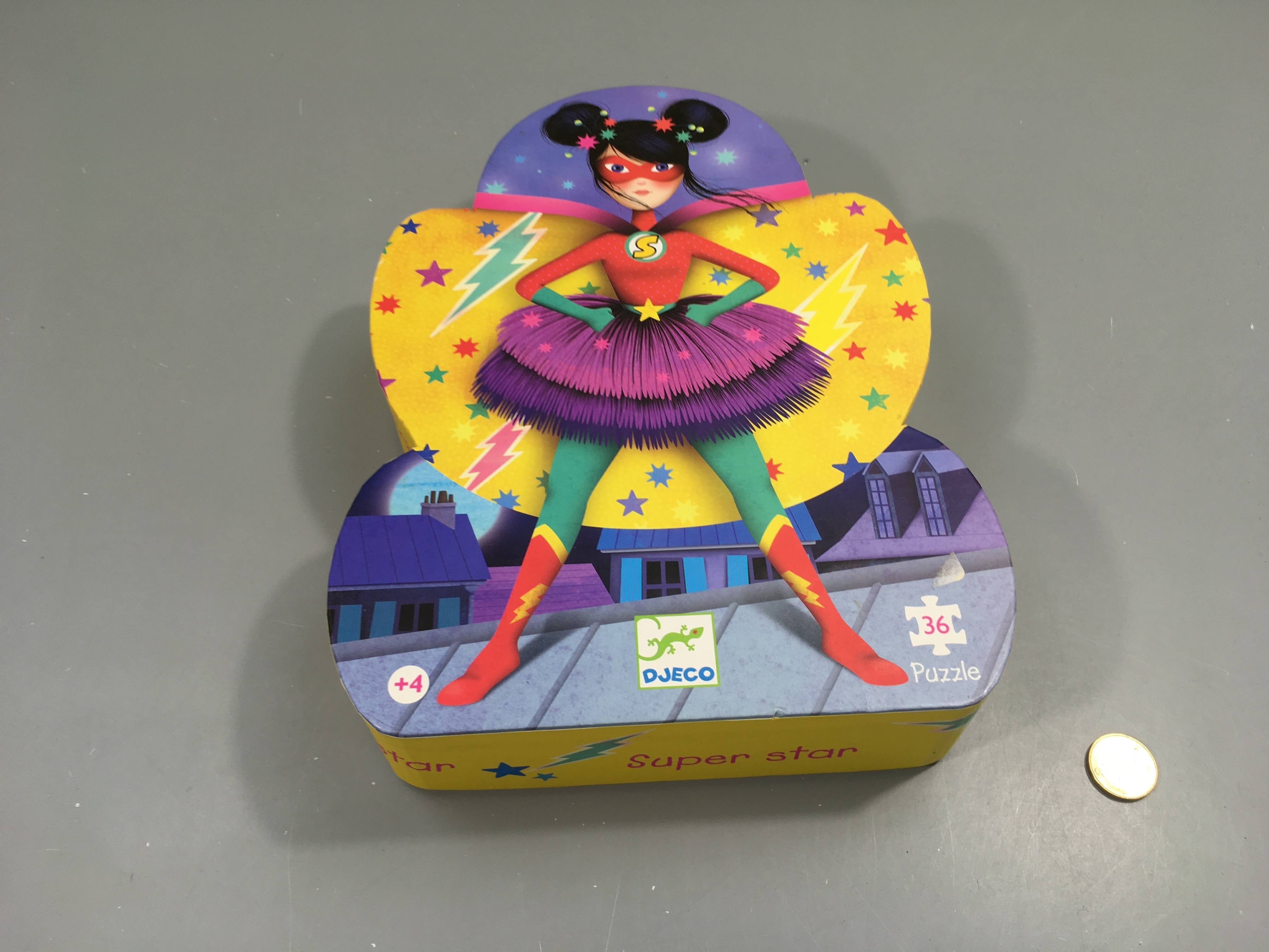 Puzzle Super star, 36pcs, +4a