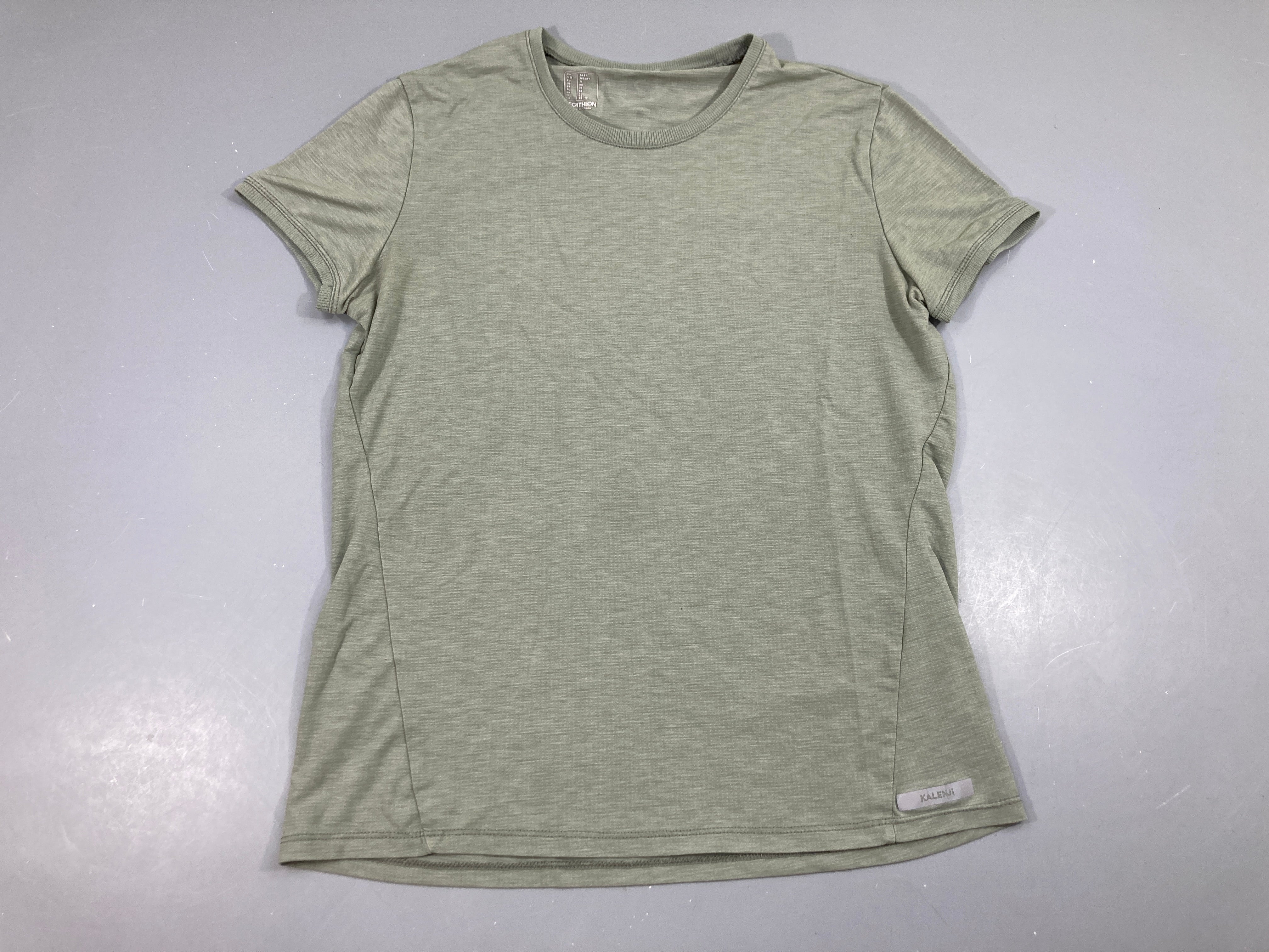 T-shirt m.c de sport  kaki clair