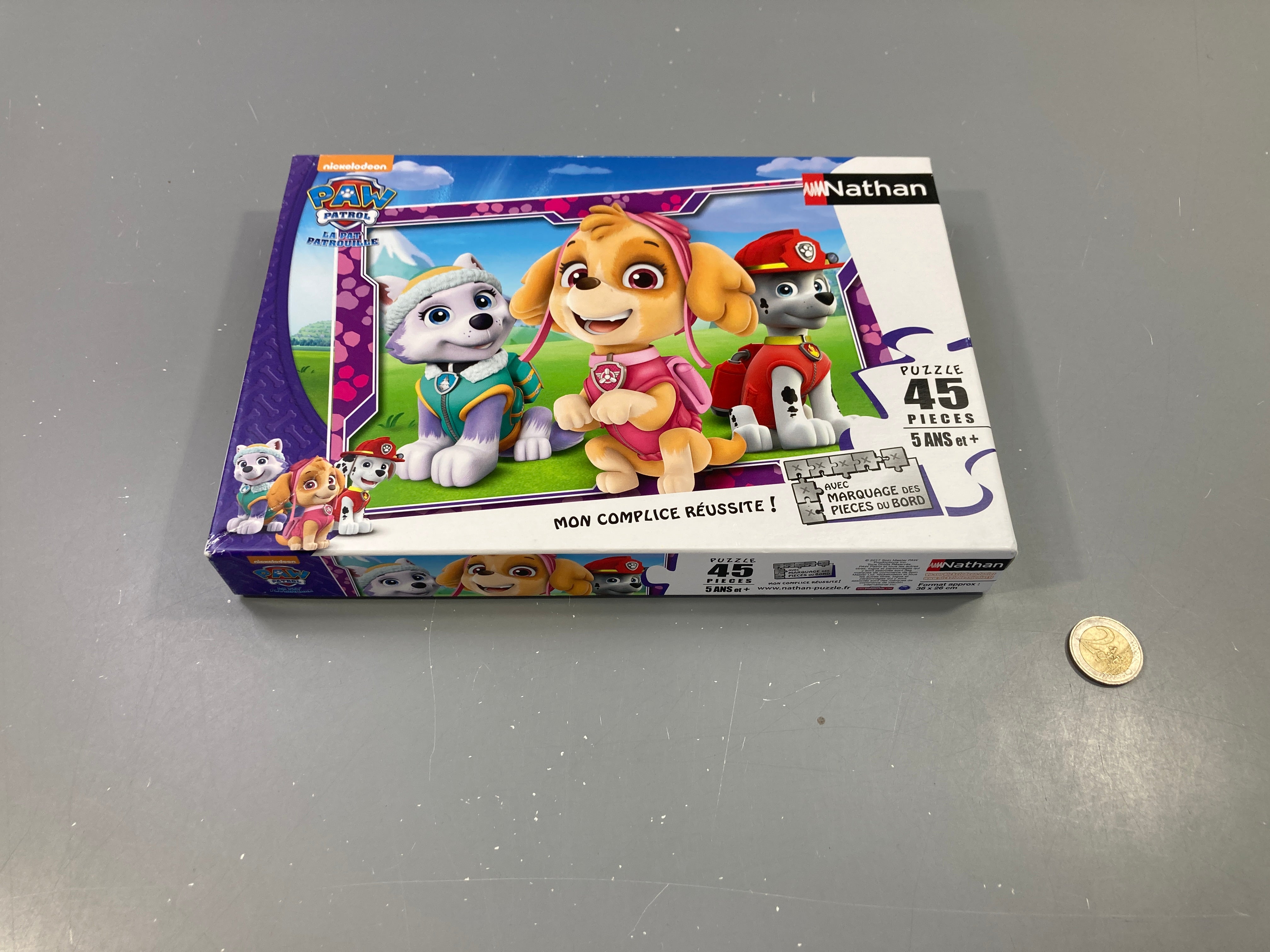 Puzzle Pat Patrouille 45pcs Complet +5a