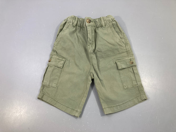 Bermuda kaki poches latérales, moins cher chez Petit Kiwi