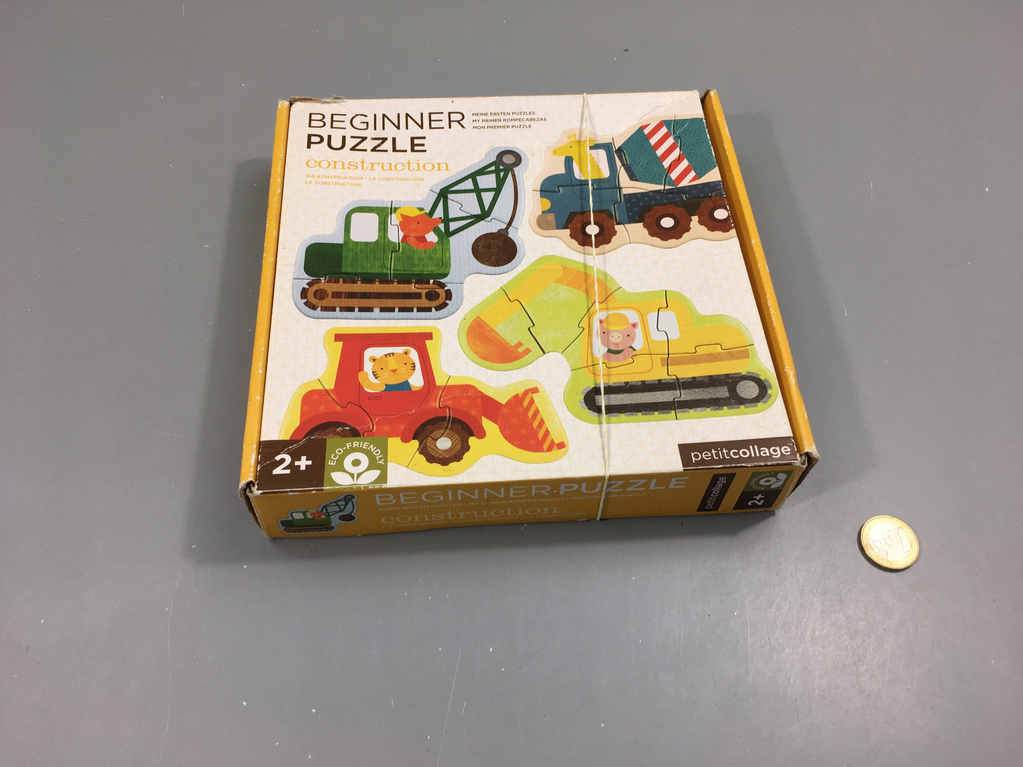 Puzzle construction, +2a - complet - boite abîmée