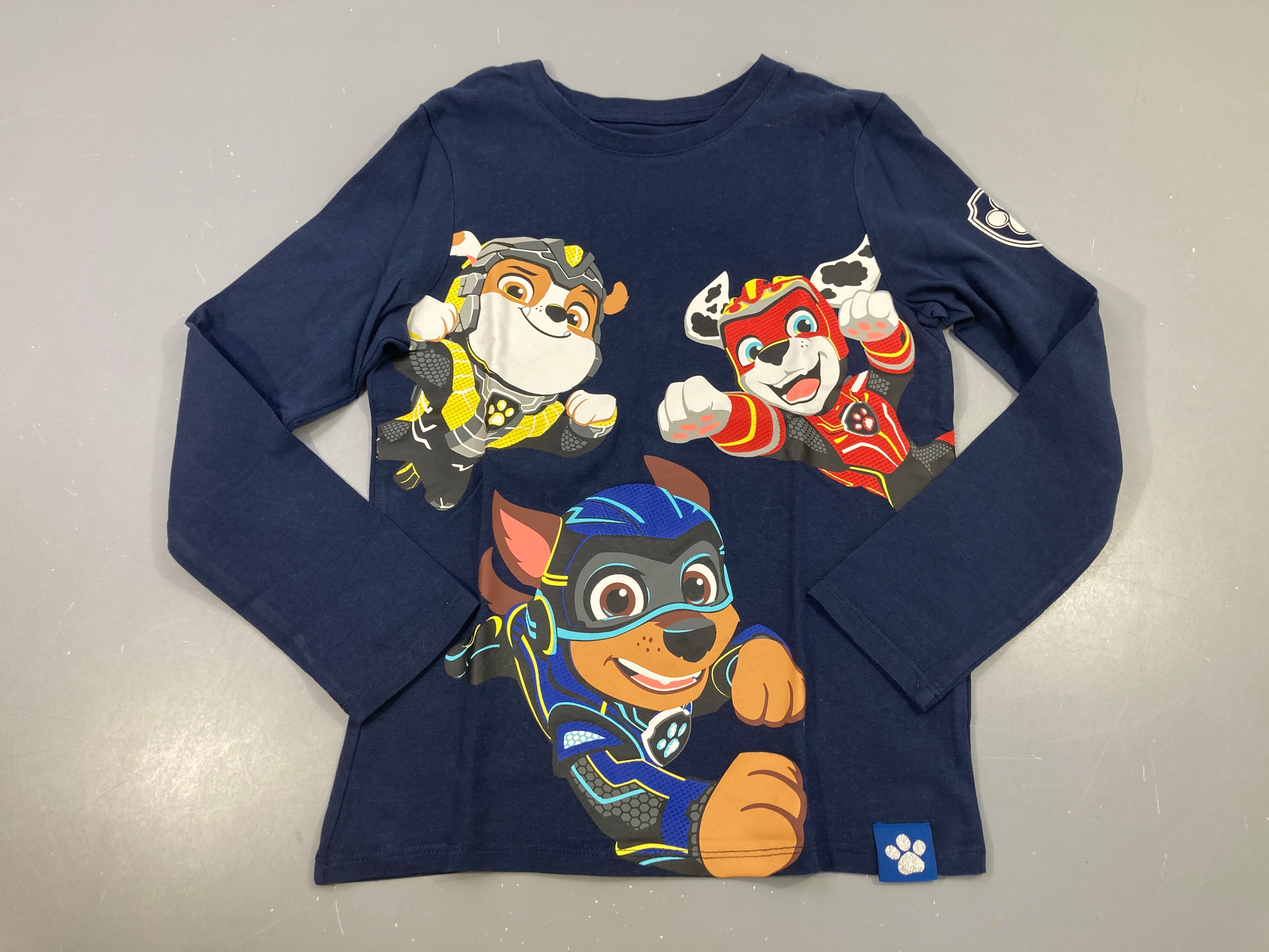 T-shirt m.l Pat patrouille texturé