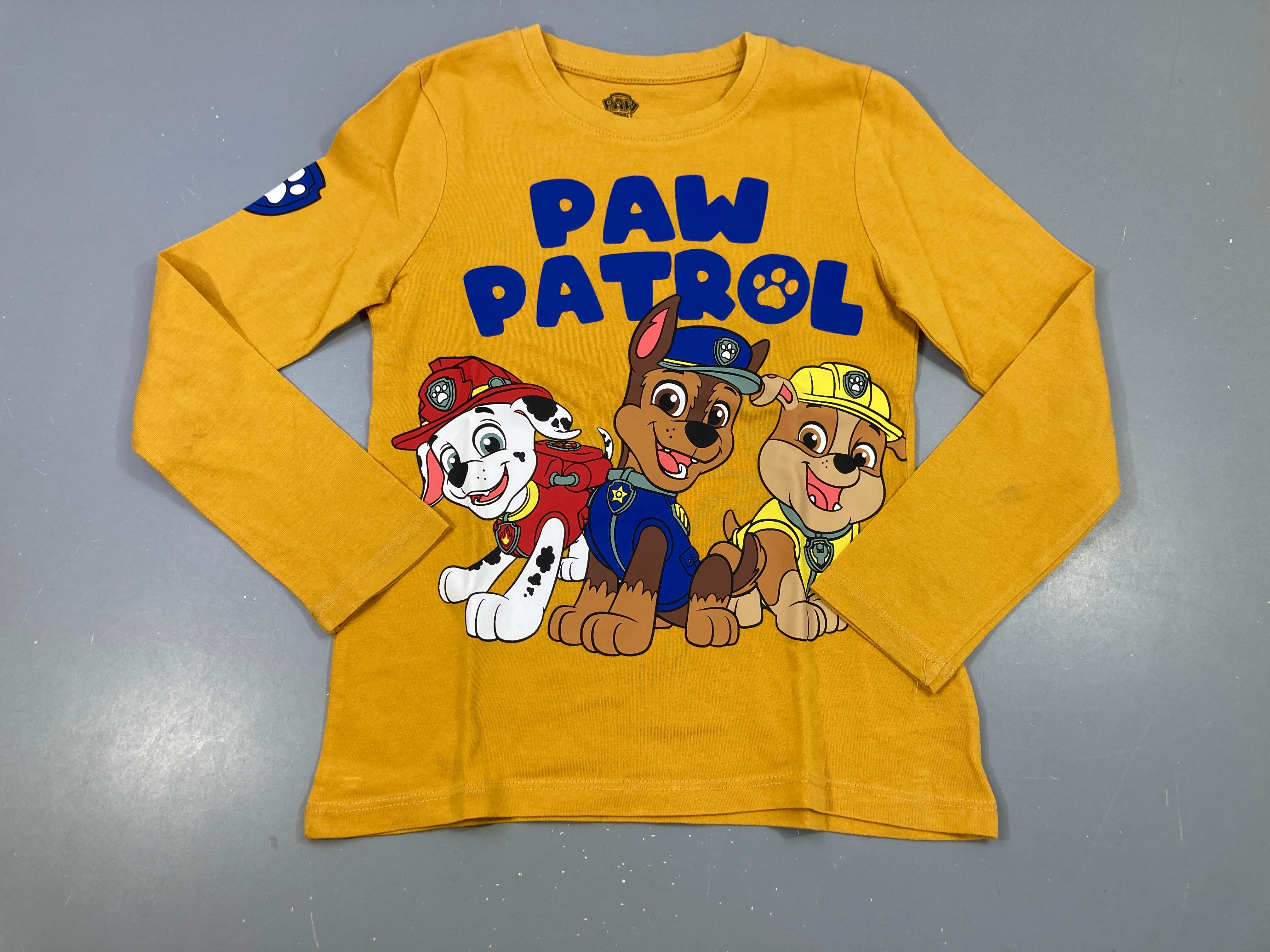 T-shirt m.l jaune Paw Patrol