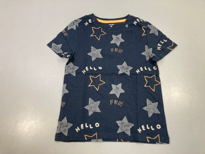 T-shirt m.c noir étoiles Fun, moins cher chez Petit Kiwi