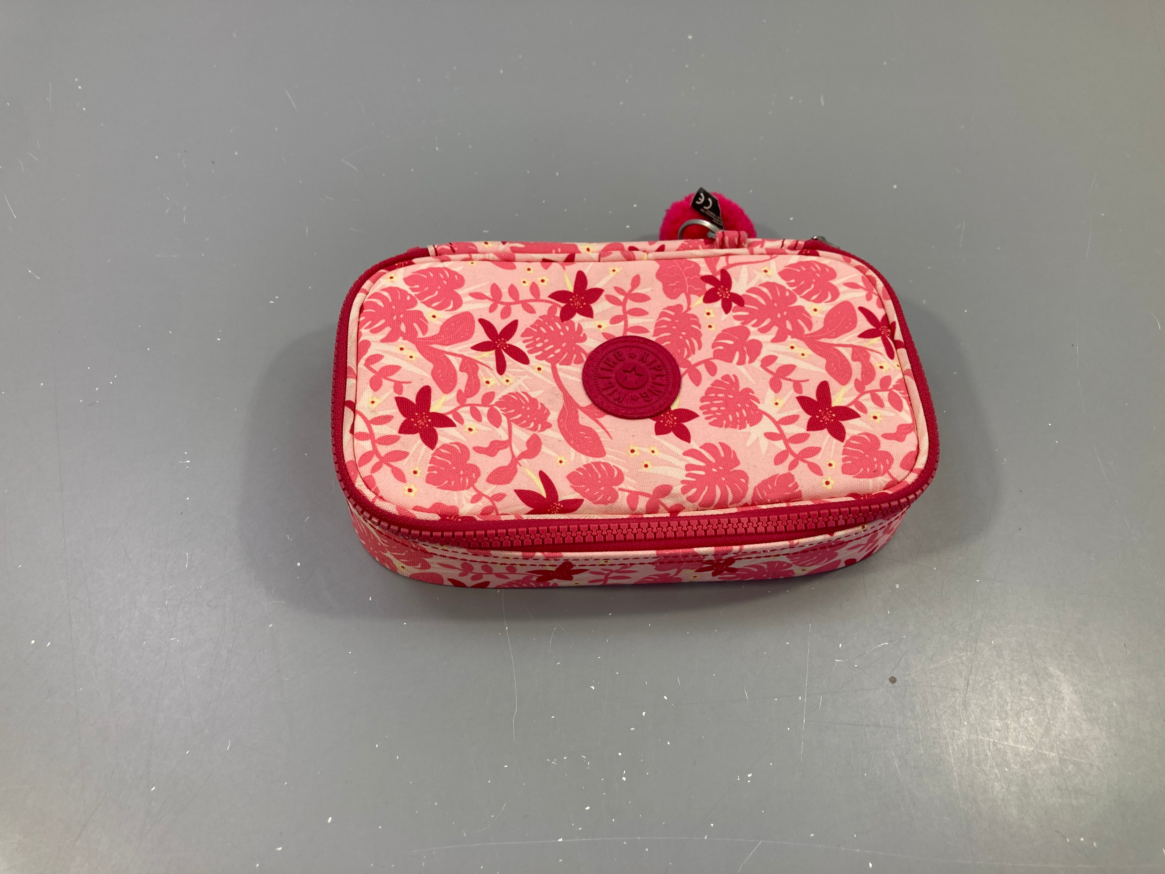 Grande trousse Kipling Cute Pink leaves 