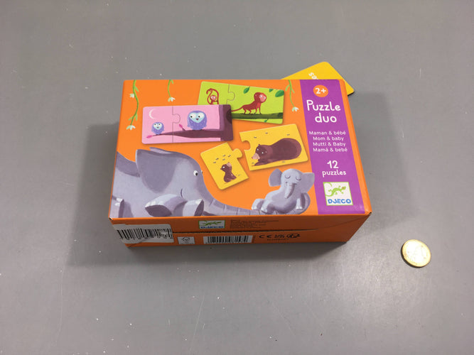 Complet puzzle duo maman&bébé, 2+, moins cher chez Petit Kiwi