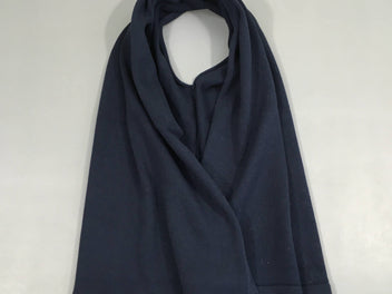 Poncho-cape fin bleu marine