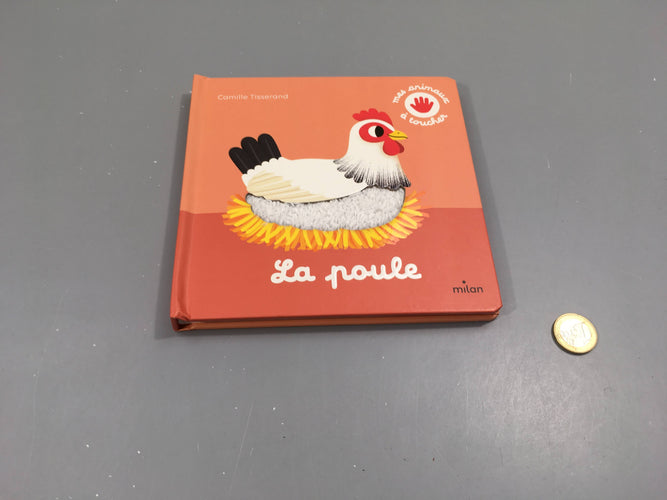 Mes animaux à toucher La poule, moins cher chez Petit Kiwi