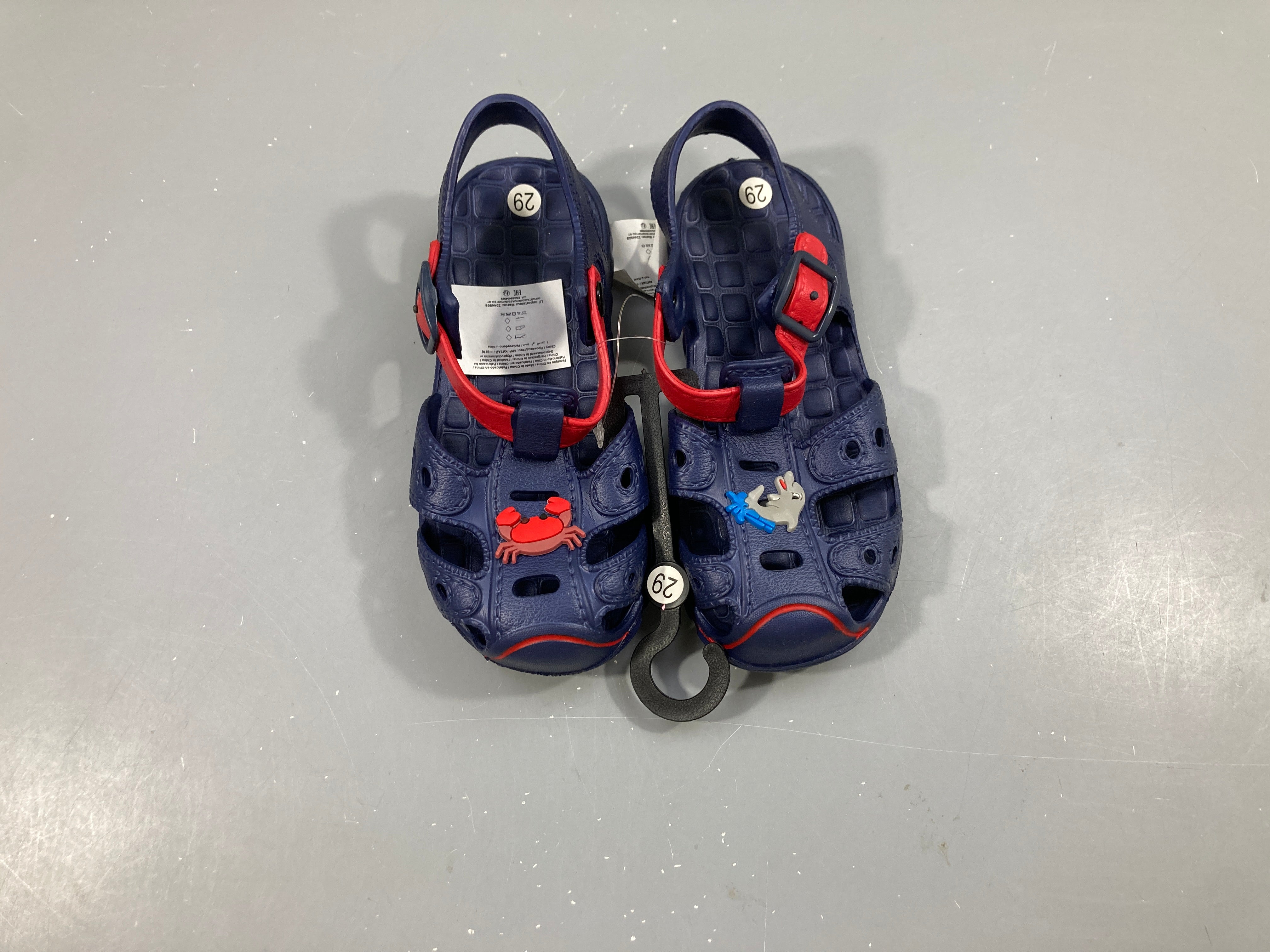 Neuf-Sandales d'eau bleu foncé dauphin/crabe