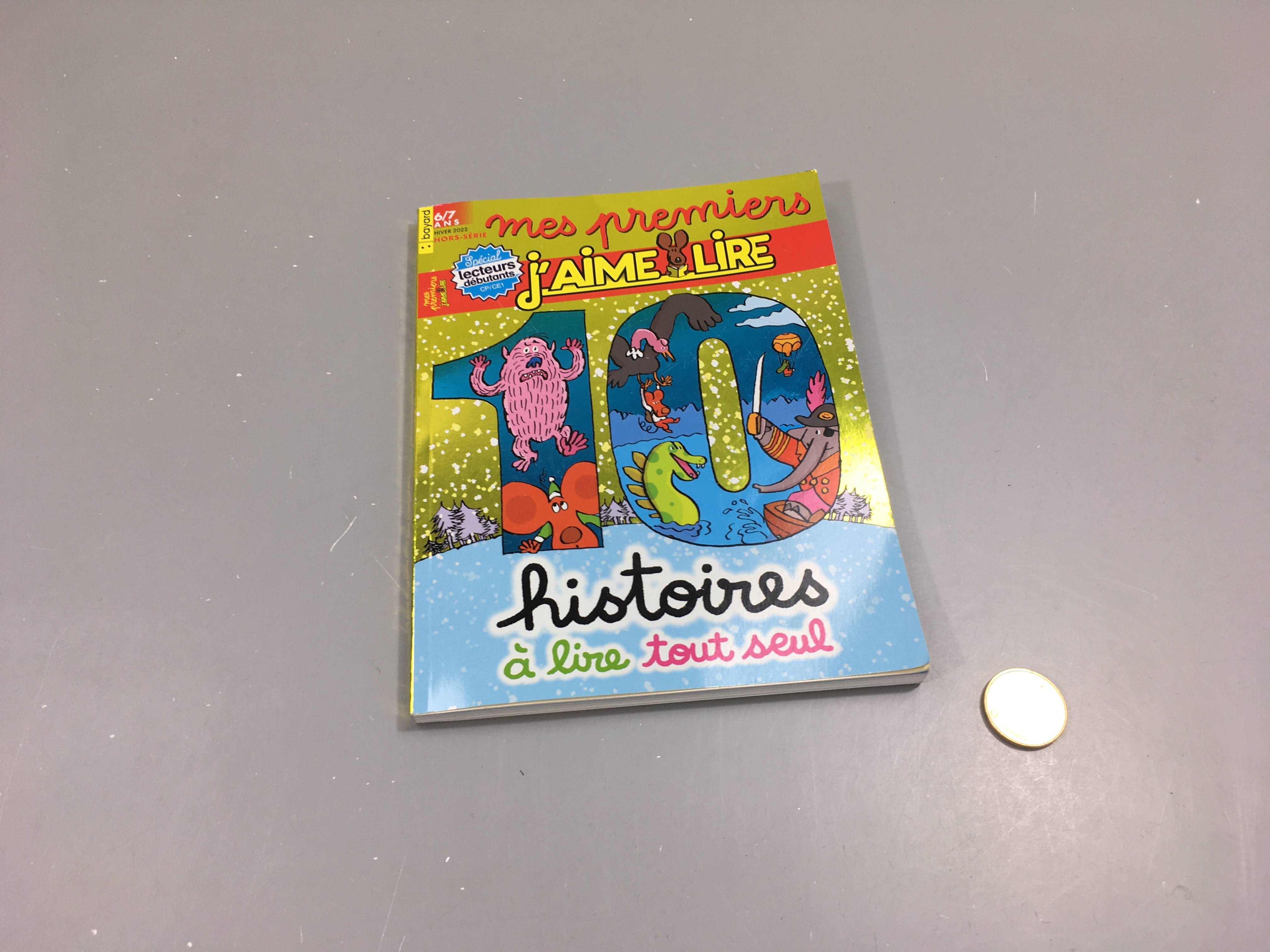 mes premiers j'aime lire, 10 histoires à lire tout seul, 6-7 ans