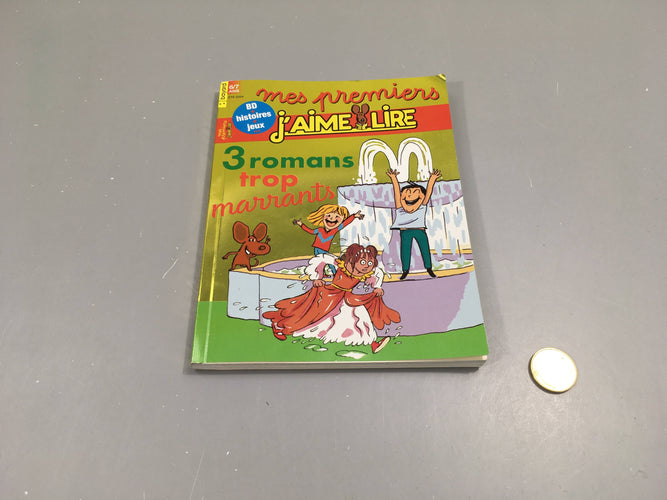 mes premiers j'aime lire, 3 romans trop marrants, 6-7 ans, moins cher chez Petit Kiwi