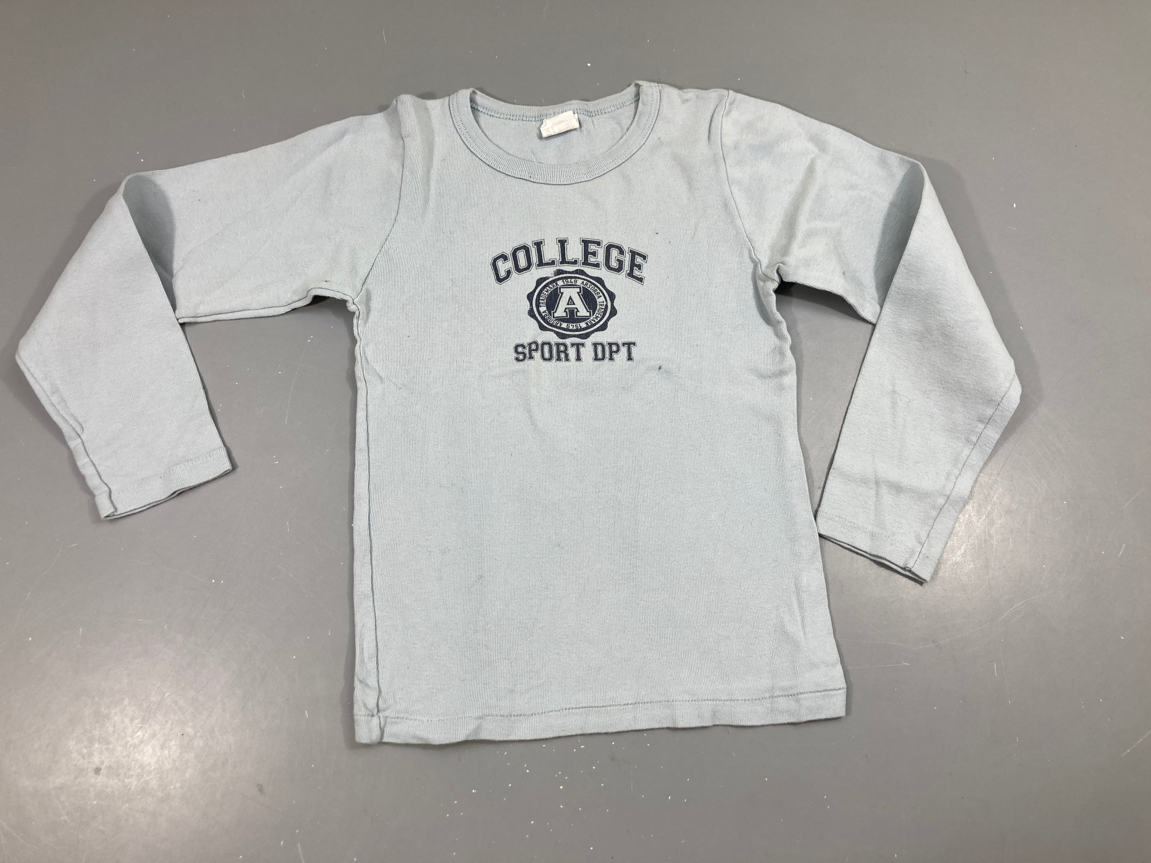 Chemisette ml bleu clair College