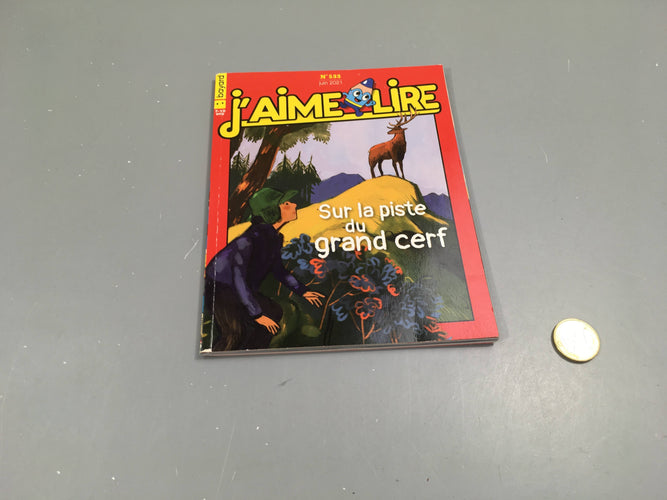 j'aime lire, sur la piste du grand cerf, 7-10 ans, moins cher chez Petit Kiwi