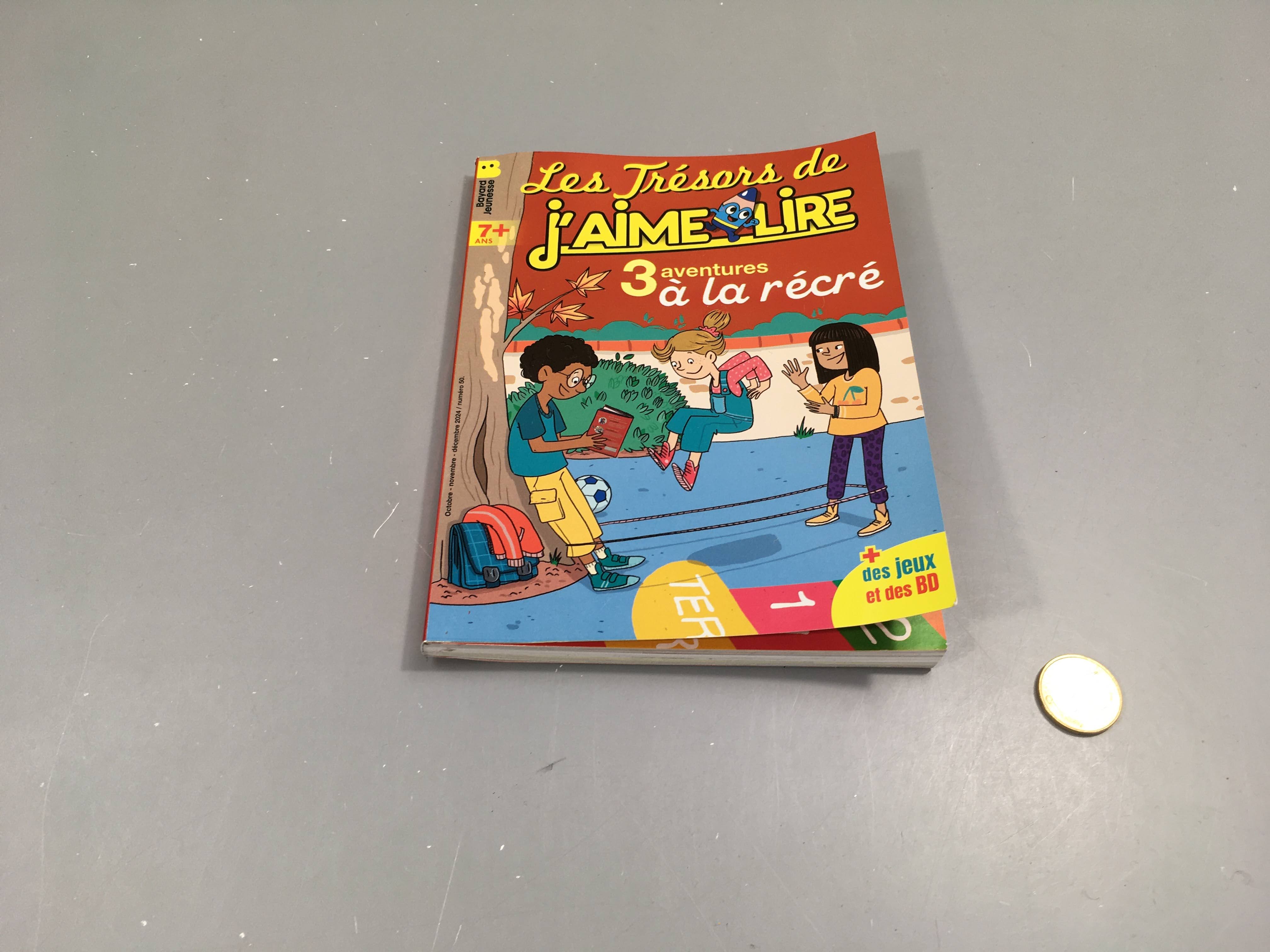 Les trésors de j'aime lire, 3 aventures à la récré, 7ans +