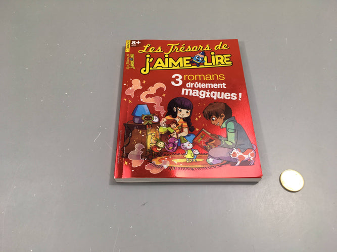 Les trésors de j'aime lire, 3 romans drôlement magiques, 8ans +, moins cher chez Petit Kiwi