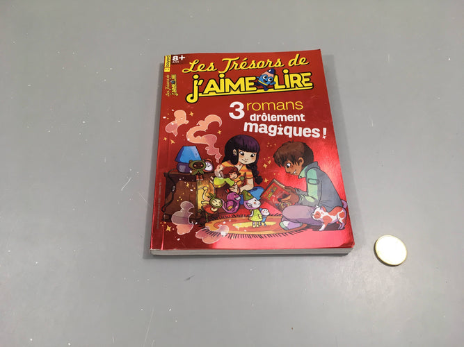 Les trésors de j'aime lire, 3 romans drôlement magiques, 8ans +, moins cher chez Petit Kiwi