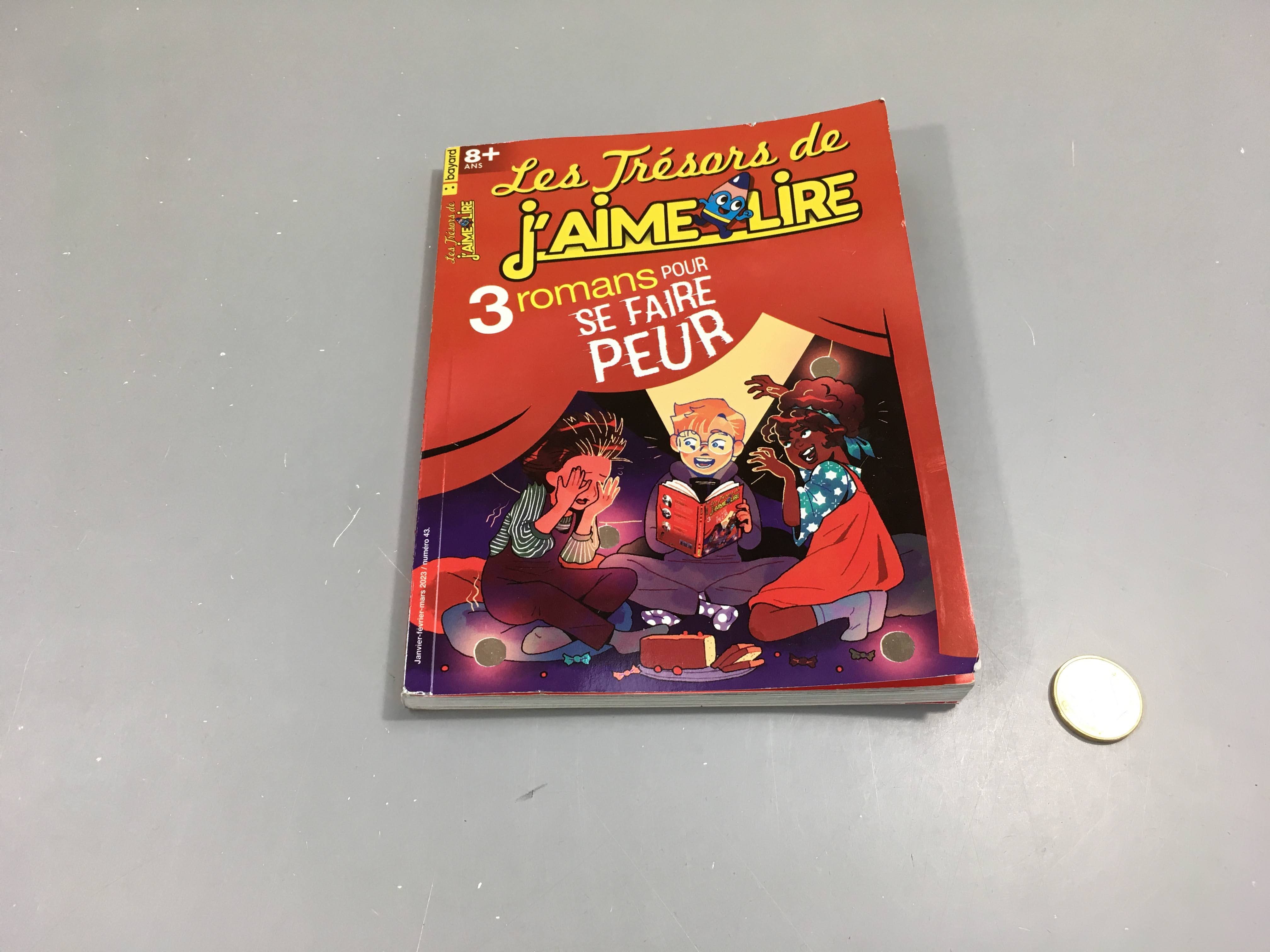 Les trésors de j'aime lire, 3 romans pour faire peur, 8ans +