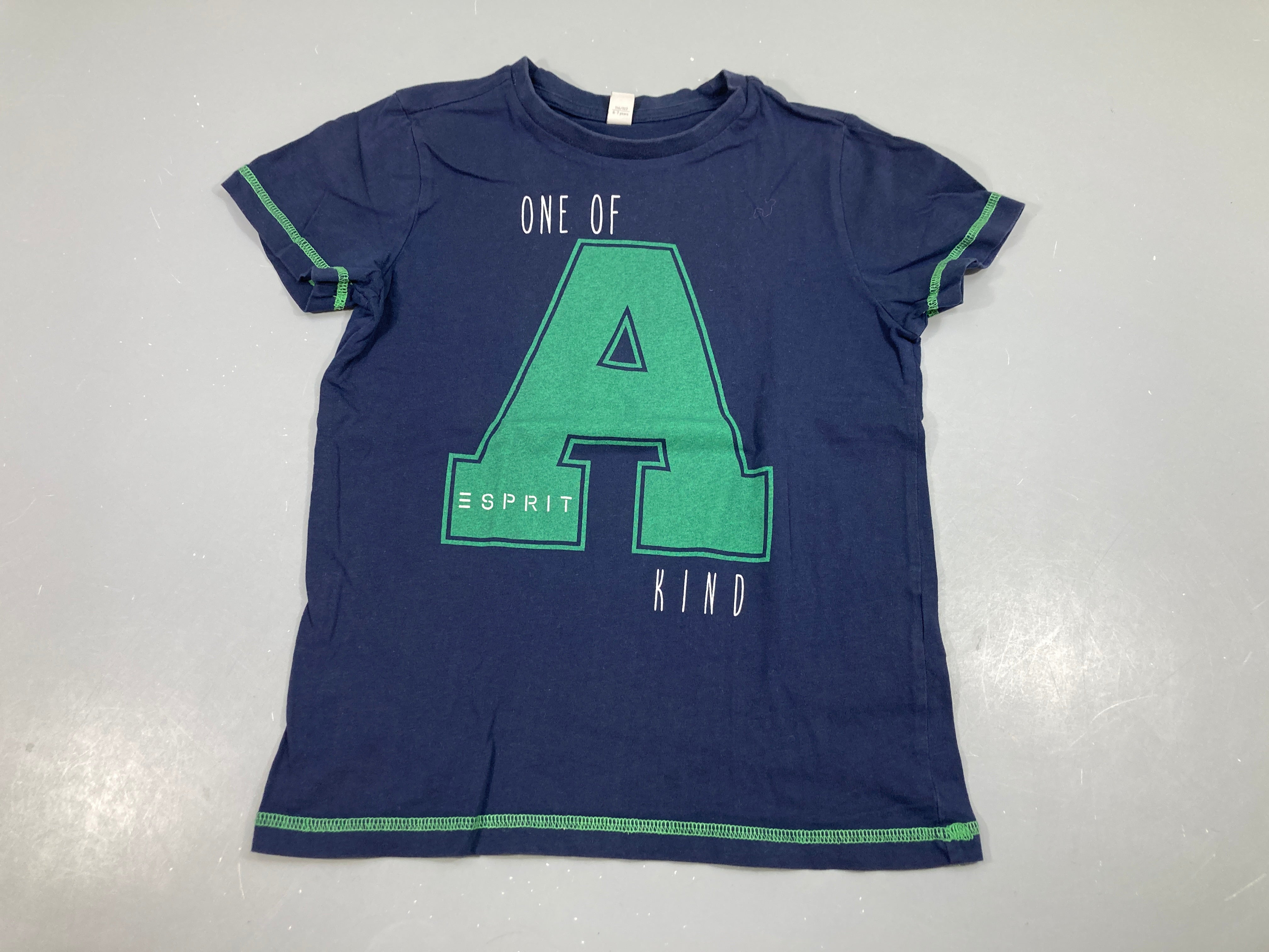 T-shirt m.c bleu foncé A