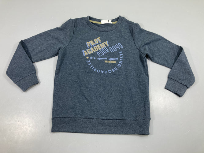 T-shirt m.l gris foncé Academy, moins cher chez Petit Kiwi