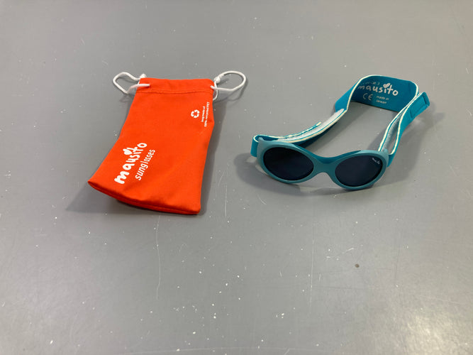Lunettes de soleil bleues Mausito UV 400 Cat.3, moins cher chez Petit Kiwi