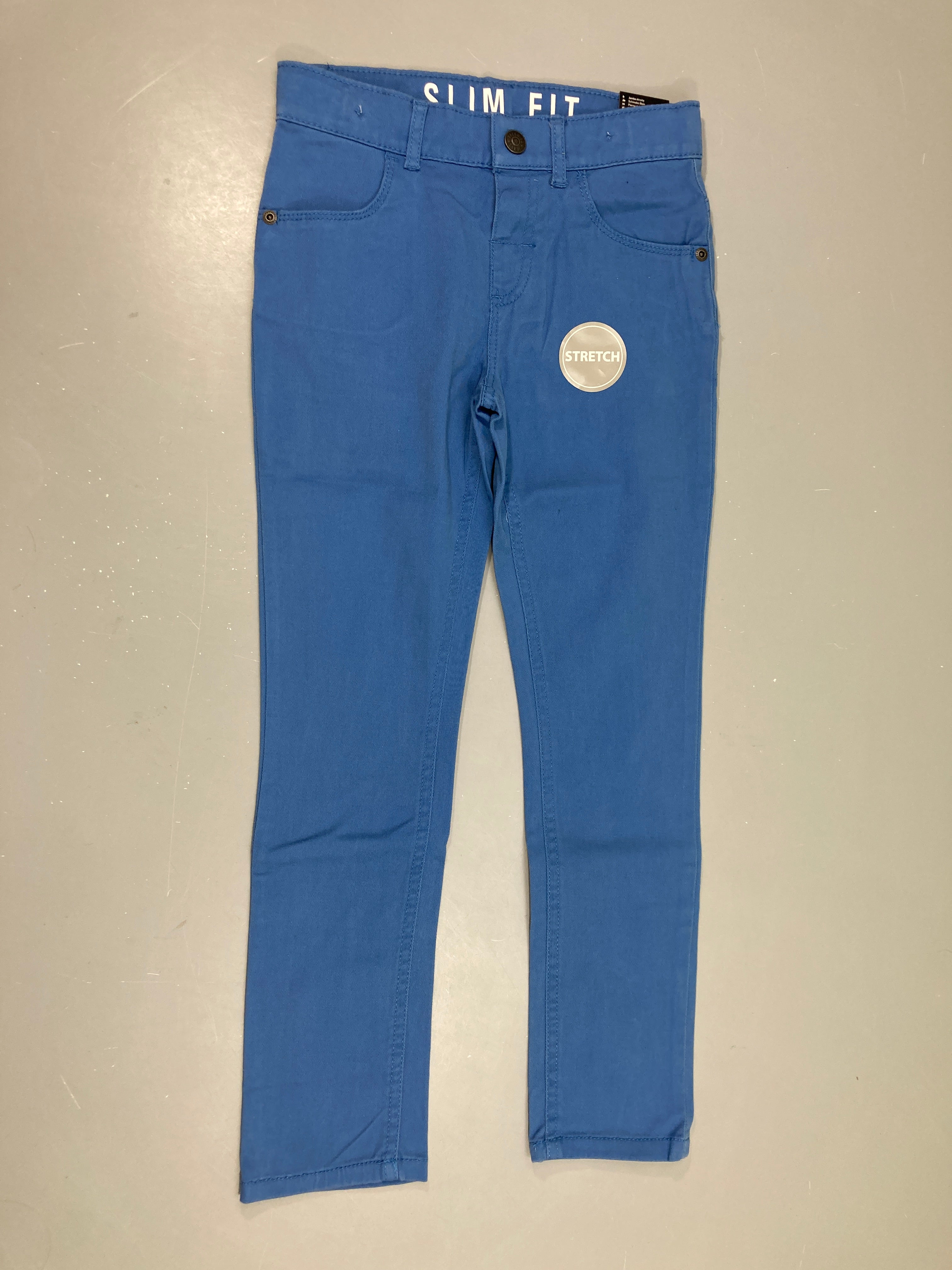 Neuf-Pantalon bleu Slim Fit