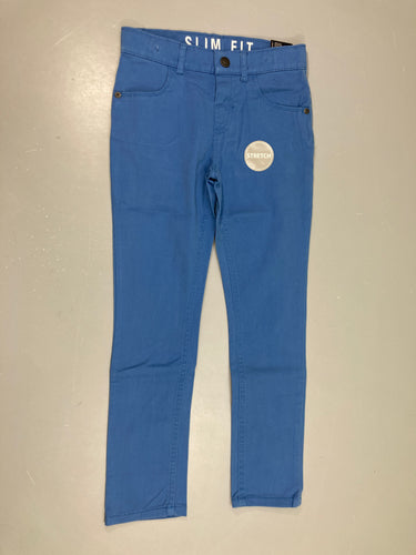 Neuf-Pantalon bleu Slim Fit, moins cher chez Petit Kiwi