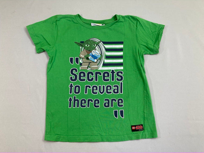 T-shirt m.c vert lego star wars Yoda, moins cher chez Petit Kiwi