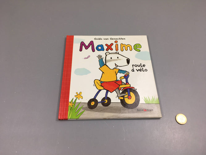 Maxime roule à vélo, moins cher chez Petit Kiwi