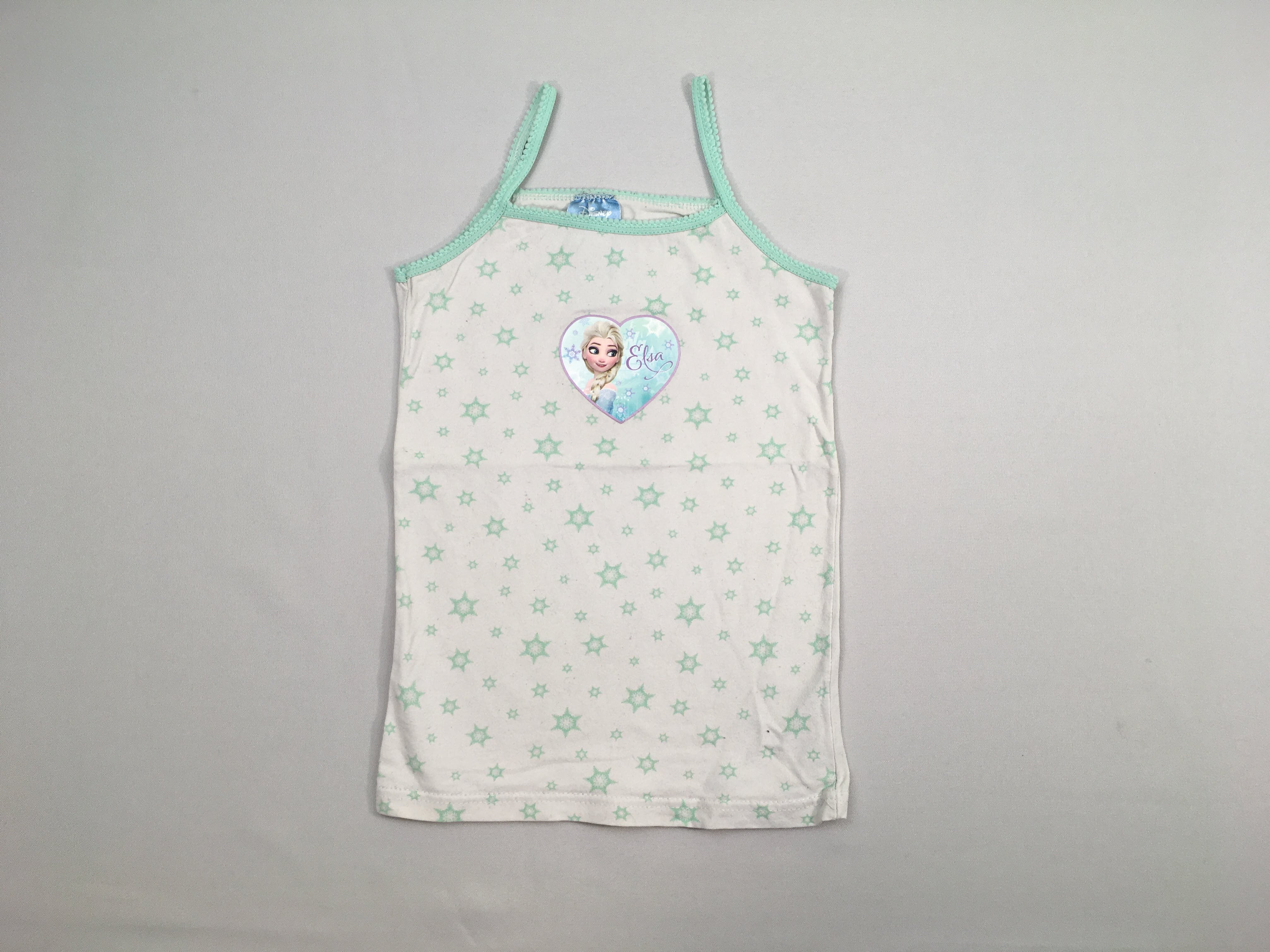 Chemisette s.m blanc-vert Reine des neiges