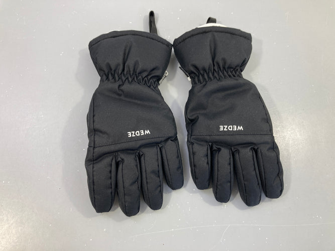 Gants de ski noirs Wed'ze (Waterproof), moins cher chez Petit Kiwi