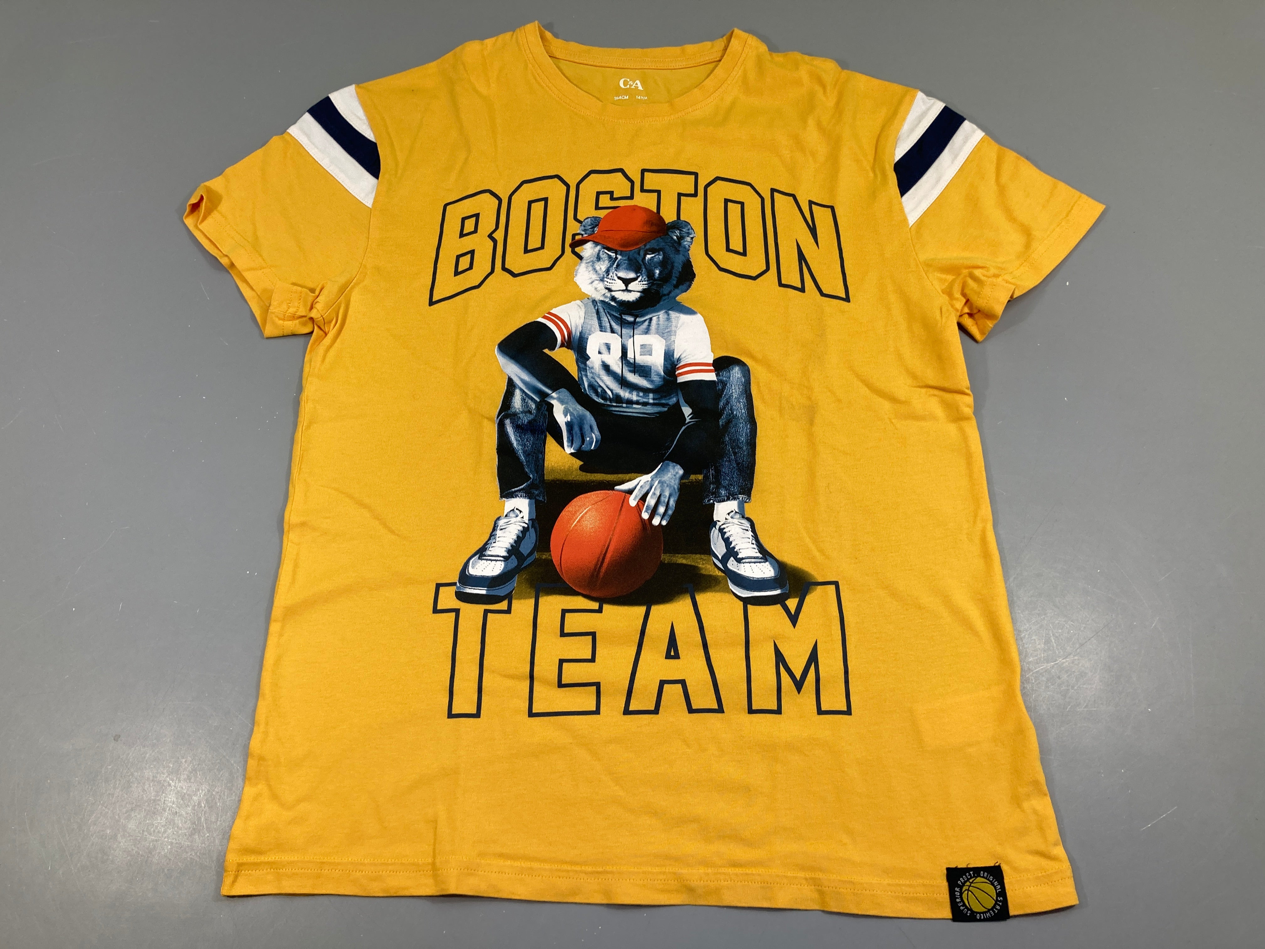 T-shirt m.c jaune Boston