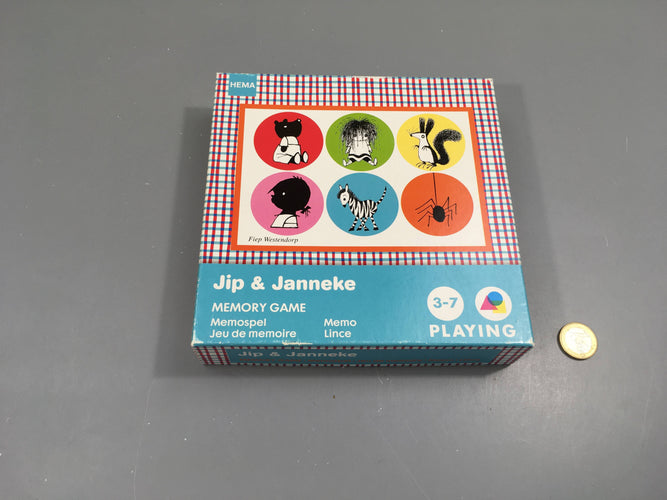 Complet Jip&Janneke memor.y game 3-7a, moins cher chez Petit Kiwi