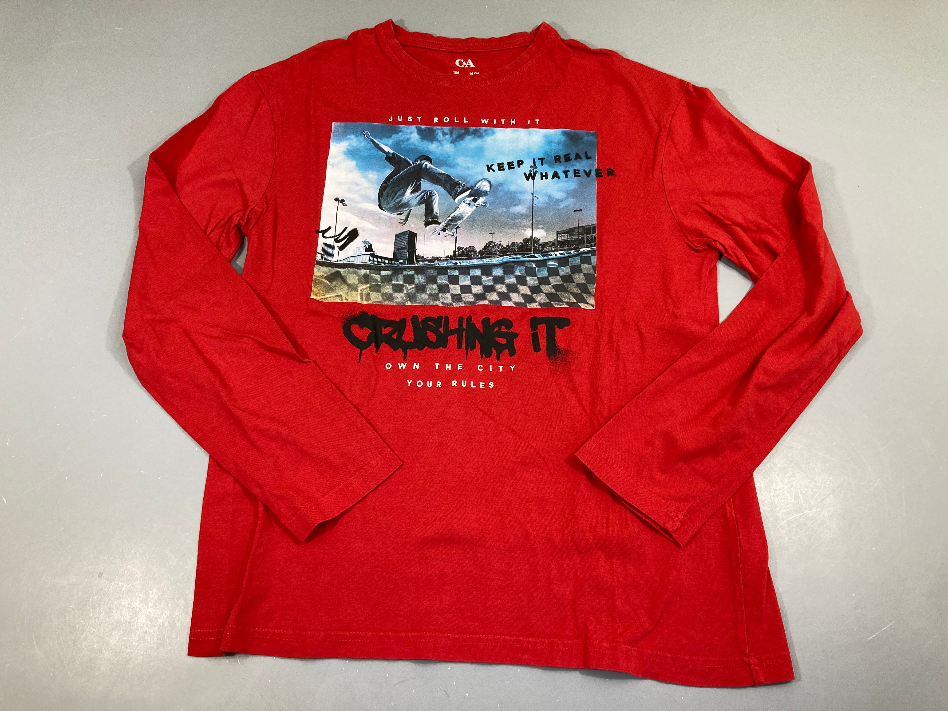 T-shirt m.l rouge Skate