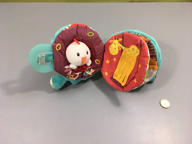 Albert l'éléphant découverte livre textile, moins cher chez Petit Kiwi