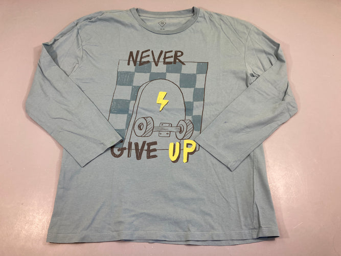 T-shirt m.l bleu Never, moins cher chez Petit Kiwi