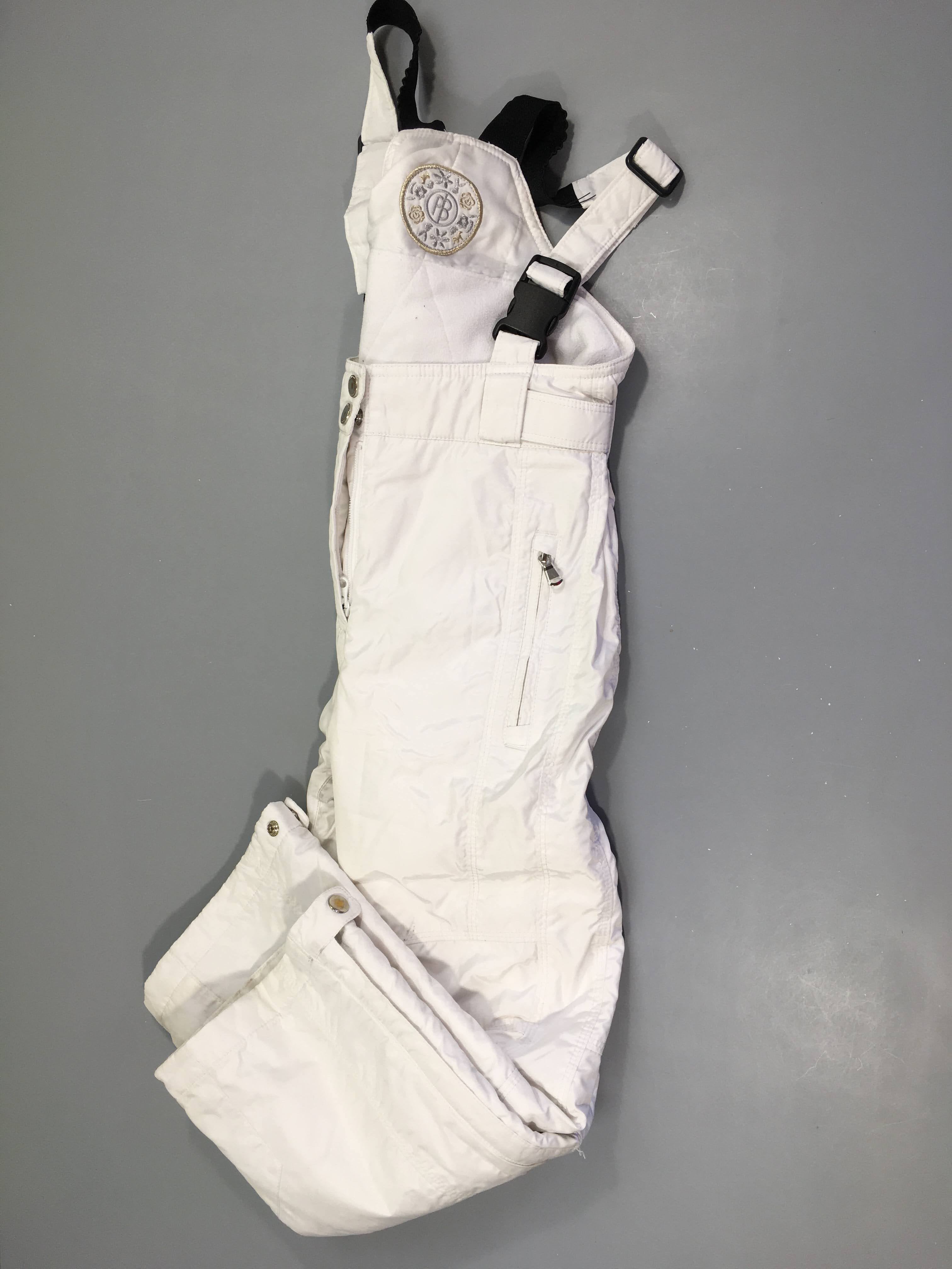 Salopette de ski blanche