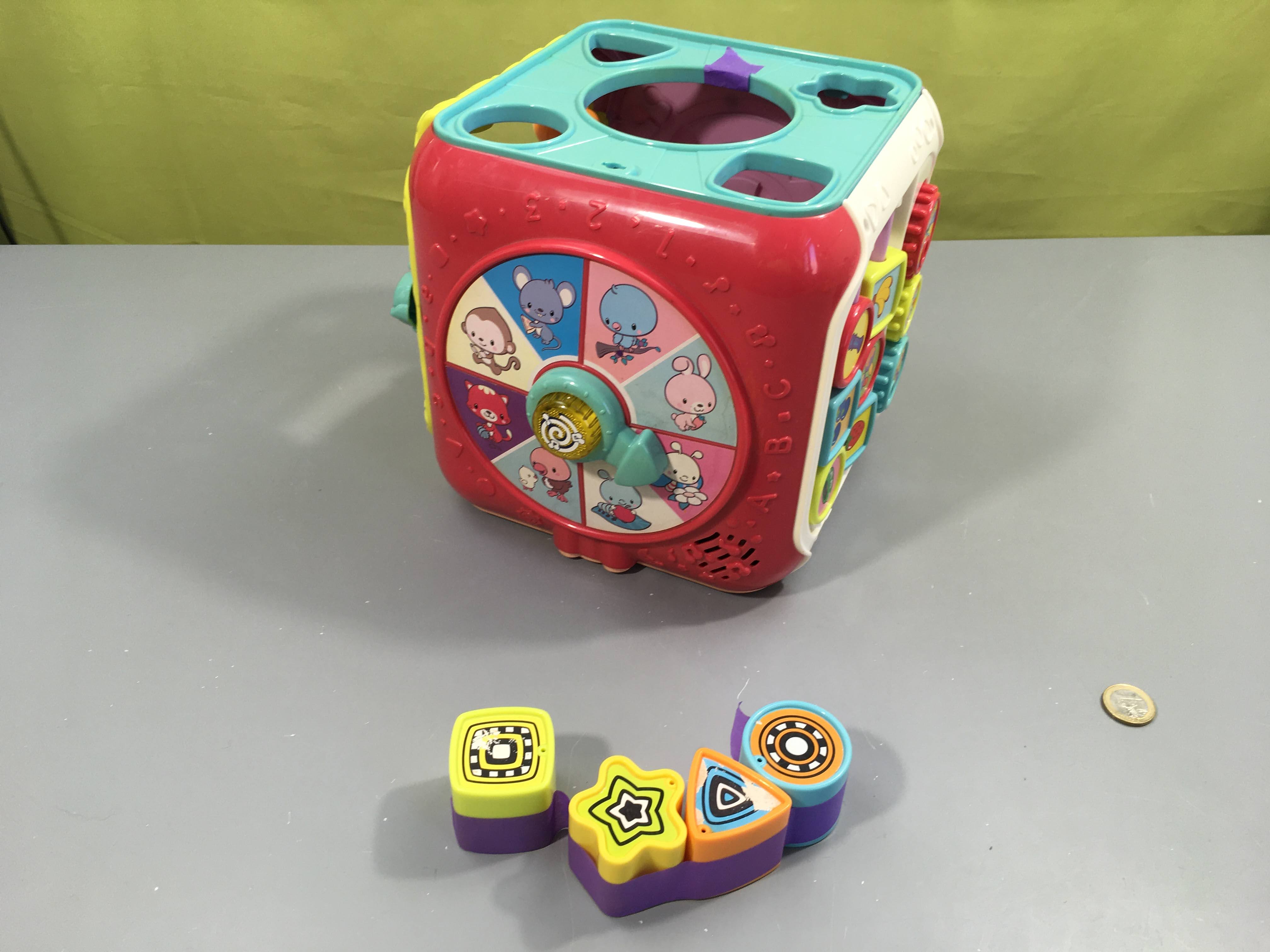 Super cube des découvertes, plastique décoloré